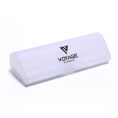 Voyage Thin Grey Square Eyeglasses for Men & Women (28801MG6500-C2)