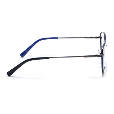 Voyage Blue Cateye Eyeglasses for Women (YC82043MG4604-C5)