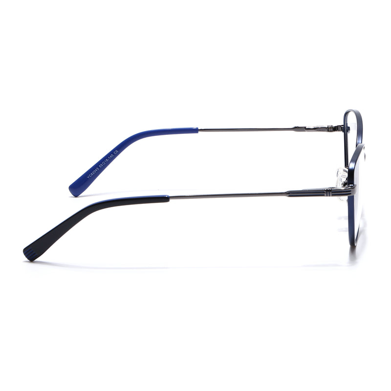 Voyage Blue Cateye Eyeglasses for Women (YC82043MG4604-C5)