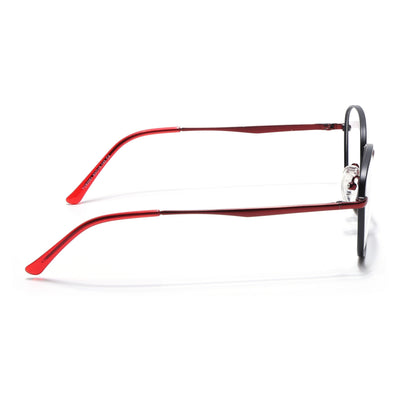 Voyage Black Square Eyeglasses for Men & Women (YC82051MG4633-C3)