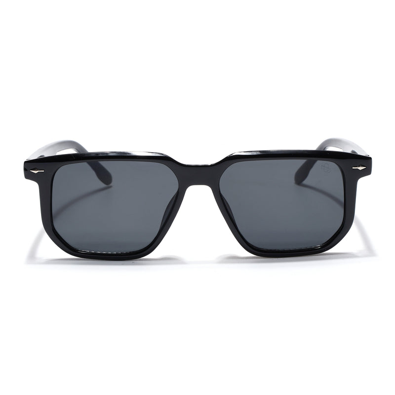 Eyejack Black Wayfarer Sunglasses for Men & Women (ZN3912CL2169)