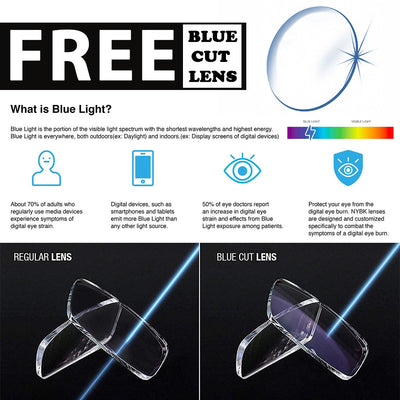 Goeye Transparent Square Eyeglasses for Men & Women (G091GE1686-C2)
