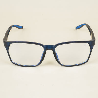 Voyage Techtonic Blue Wayfarer Eyeglasses for Men & Women (58694MG5296-C7)