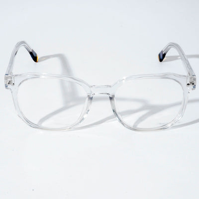 EyeJack Astra Transparent Square Eyeglasses for Men & Women (TR6604CL99-C4)