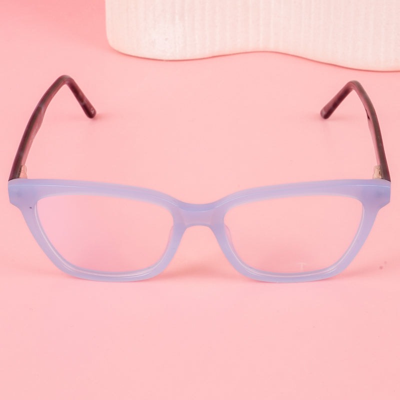 Goeye Glam Blue Cateye Acetate Eyeglasses for Women (174GE1754-C4)