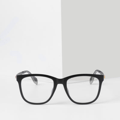 Voyage Exclusive Matt Black Wayfarer Eyeglasses for Men & Women (891PMG4469-C1)