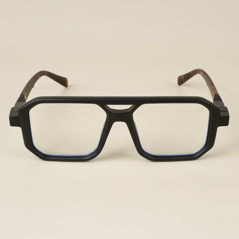 VictorX | Matt Black Wayfarer Eyeglasses for Men & Women (8838MG5509-C5)
