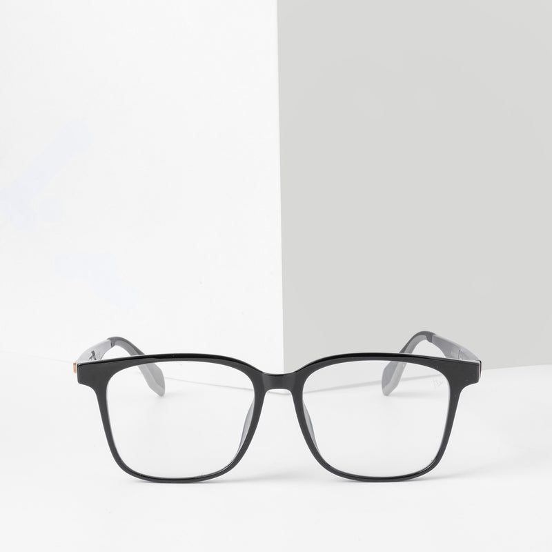 Voyage Exclusive Shine Black Wayfarer Eyeglasses for Men & Women (893PMG4464-C1)