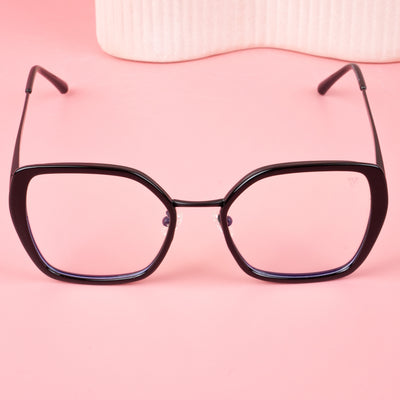 Voyage Glam Black Cateye Eyeglasses for Women (TR3010MG5140-C1)