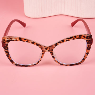 Voyage Glam Demi Brown Cateye Eyeglasses for Women (68092MG4010-C3)