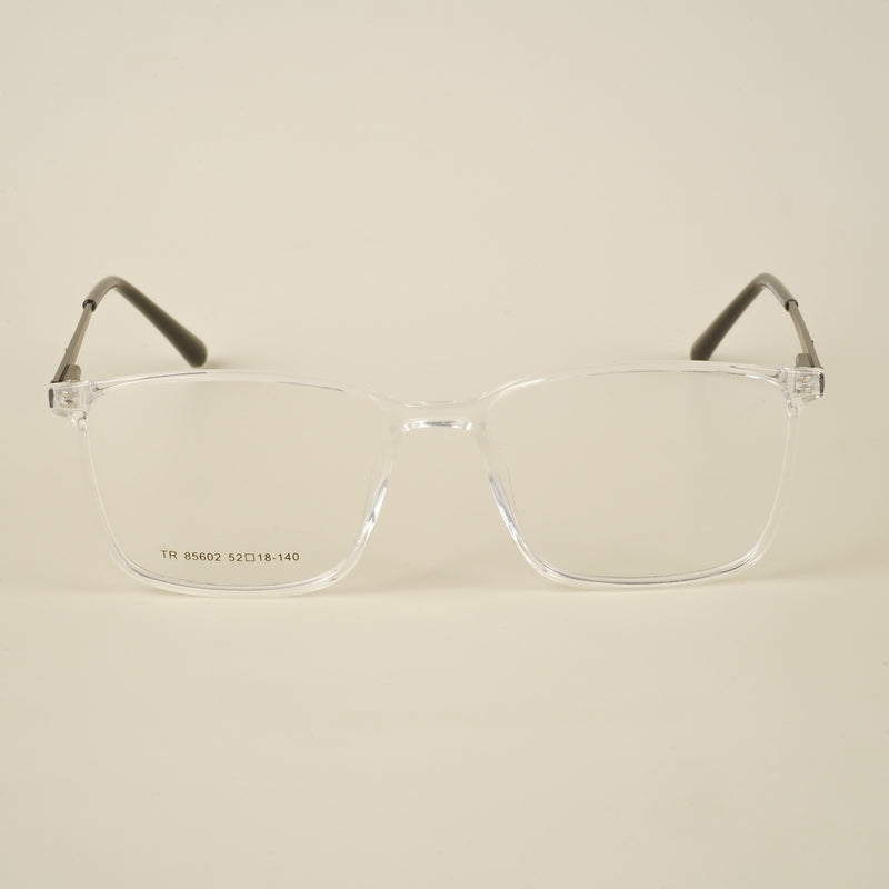Goeye Transparent Square Eyeglasses for Men & Women (TR85602GE1694-C2)