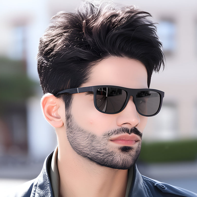 Eyejack Black Wayfarer Sunglasses for Men & Women (TB36CL1071)