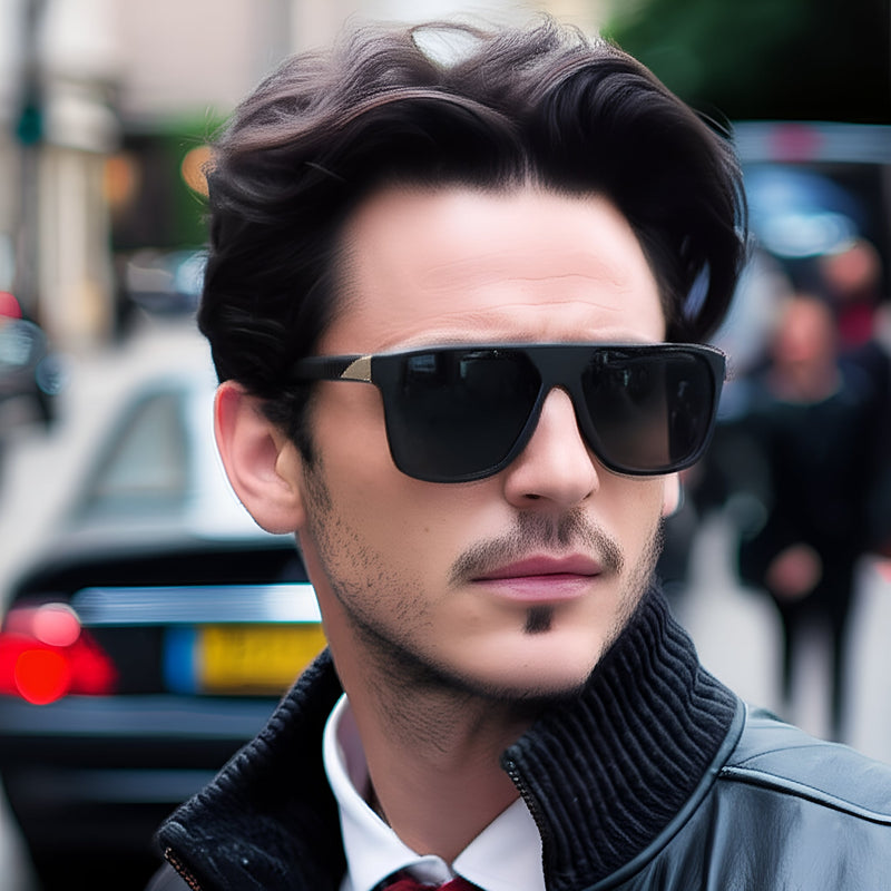 Eyejack Black Wayfarer Sunglasses for Men & Women (8024CL1050)