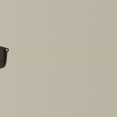 Voyage Black Round TR Clip-On Polarized Sunglasses for Men & Women (2186PMG4667-C1)