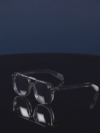 Voyage Grey Wayfarer Eyeglasses for Men & Women (2207MG3919-C1)
