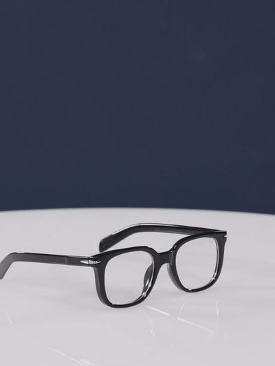 Voyage Black Square Eyeglasses for Men & Women (2210MG3920-C1)