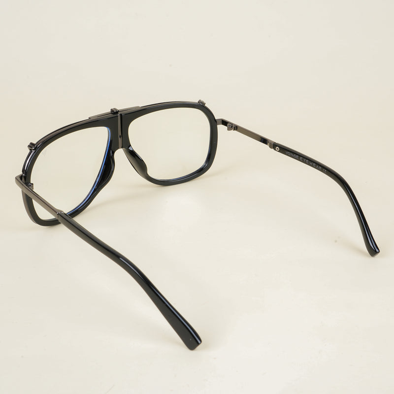 Voyage Black & Grey Wayfarer Eyeglasses for Men & Women (3343MG5222-C3)