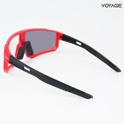 Voayge Drift Photochromic Red Eyeglasses for Men & Women (6802MG5603-C3)