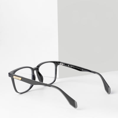Voyage Exclusive Shine Black Wayfarer Eyeglasses for Men & Women (893PMG4464-C1)