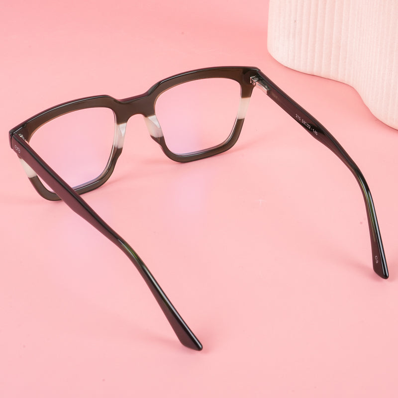 Goeye Glam Green Cateye Acetate Eyeglasses for Men & Women (215GE1786-C1)