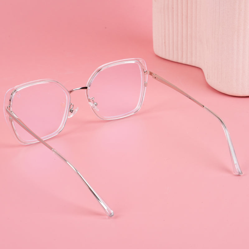 Voyage Glam Transparent Cateye Eyeglasses for Women (TR3010MG5141-C2)