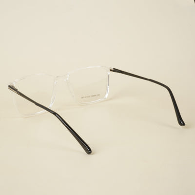 Goeye Transparent Square Eyeglasses for Men & Women (TR85602GE1694-C2)