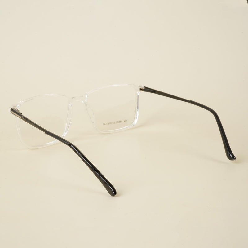 Goeye Transparent Square Eyeglasses for Men & Women (TR85602GE1694-C2)