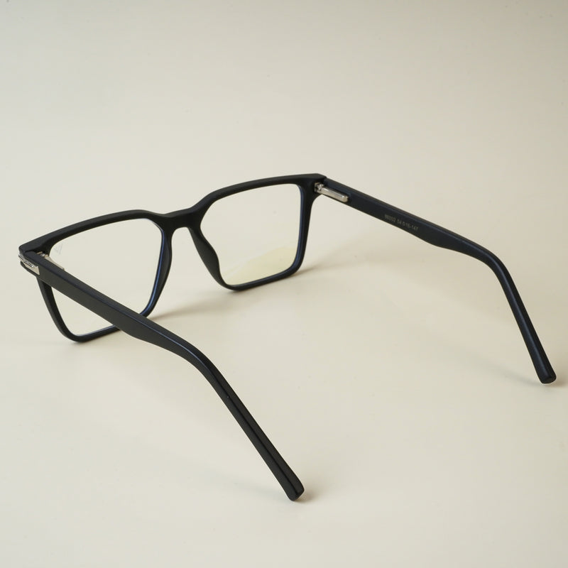 Voyage High Street Matt Black Square Eyeglasses for Men & Women (86002MG4935-C2)