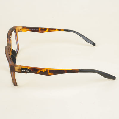 Voyage Techtonic Demi Brown & Black Wayfarer Eyeglasses for Men & Women (58694MG5297-C8)
