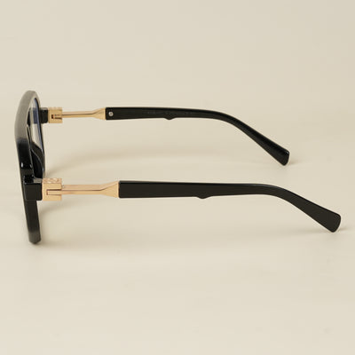 Voyage Goat Shine Black Wayfarer Eyeglasses for Men & Women (8838MG5508-C4)