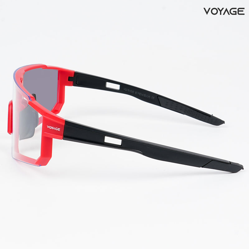Voayge Drift Photochromic Red Eyeglasses for Men & Women (6802MG5603-C3)
