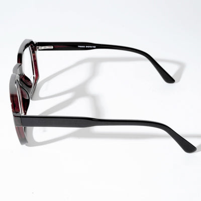 EyeJack Astra Brown Square Eyeglasses for Men & Women (TR6603CL93-C9)