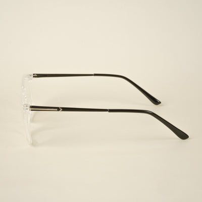 Goeye Transparent Square Eyeglasses for Men & Women (TR85602GE1694-C2)