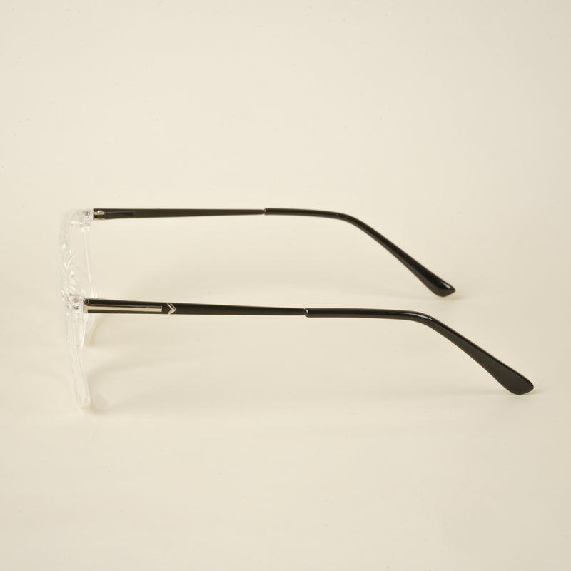 Goeye Transparent Square Eyeglasses for Men & Women (TR85602GE1694-C2)
