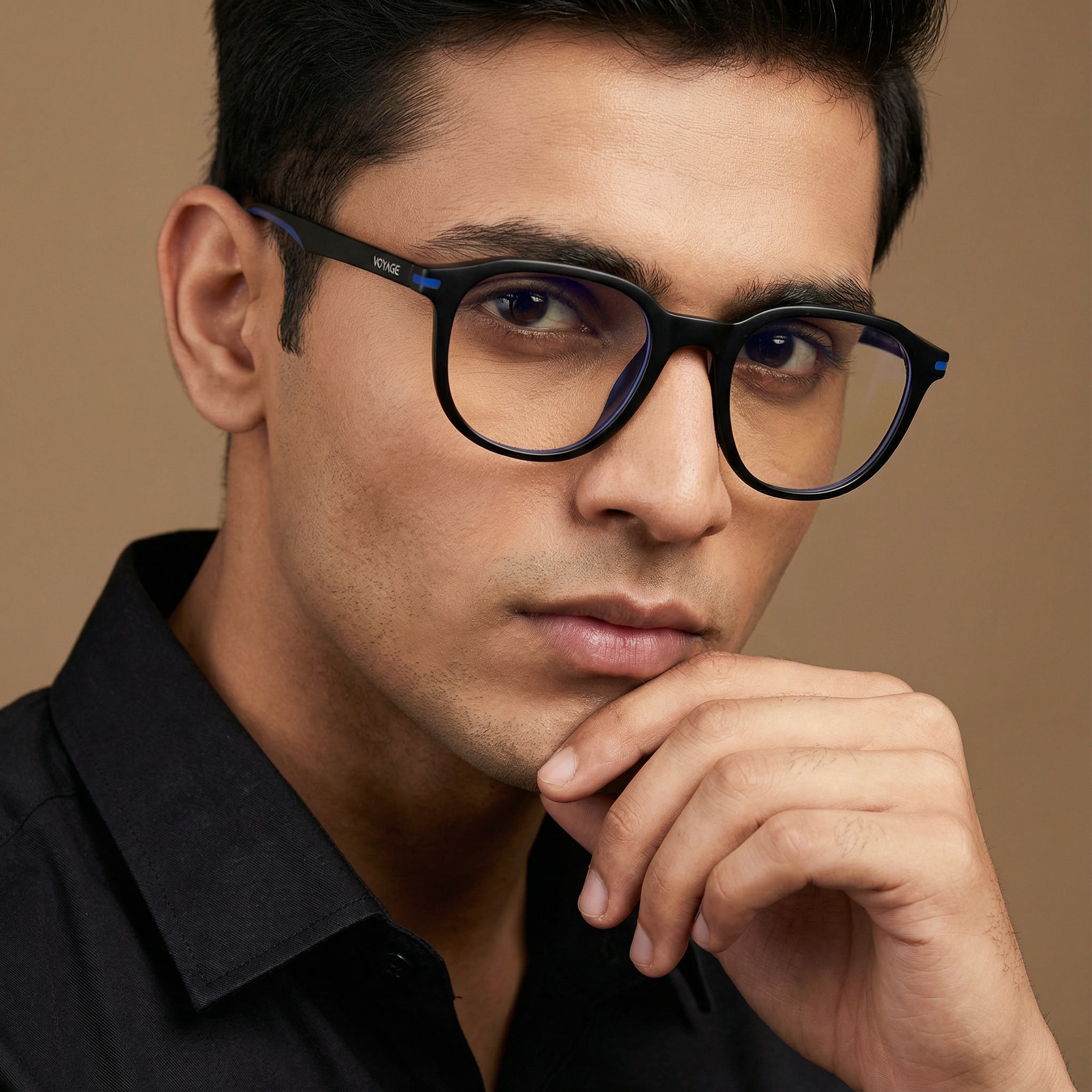 Voyage Aero | Black | Wayfarer Eyeglasses (SV001FMG7429-C1)