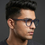 Voyage Aero | Blue | Wayfarer Eyeglasses (SV001FMG7434-C6)