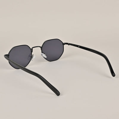 Voyage Black Geometric Sunglasses MG3771-C1