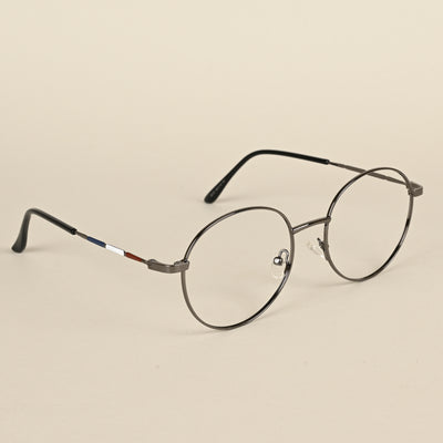 Goeye Grey Full Rim Round Eyeglasses for Men & Women (FS93101GE1198)