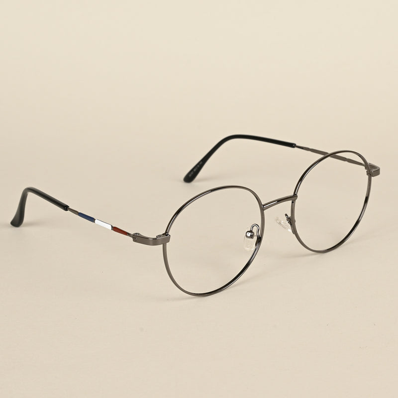 Goeye Grey Full Rim Round Eyeglasses for Men & Women (FS93101GE1198)