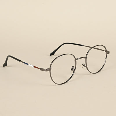 Goeye Grey Full Rim Round Eyeglasses for Men & Women (FS93108GE1243)