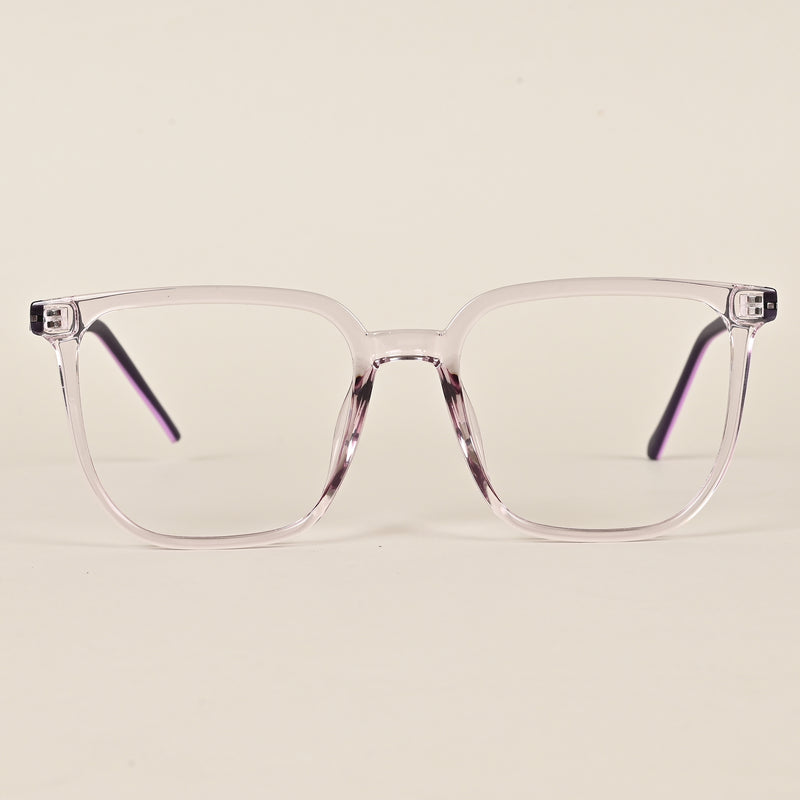 Voyage Glam Light Purple Square Eyeglasses for Men & Women (11013MG4001-C4)