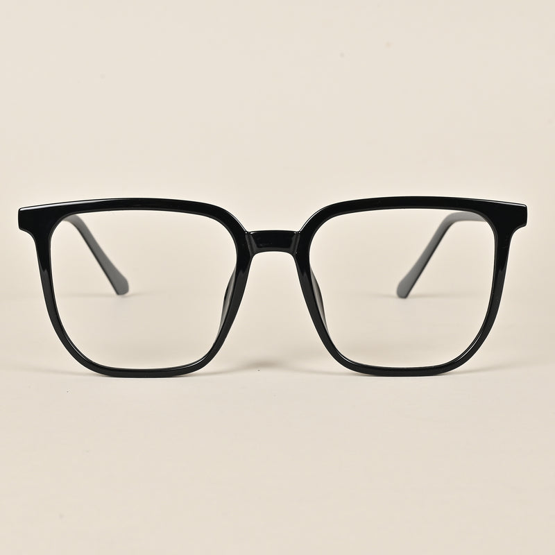 Voyage Glam Black Square Eyeglasses for Men & Women (11013MG3998-C1)