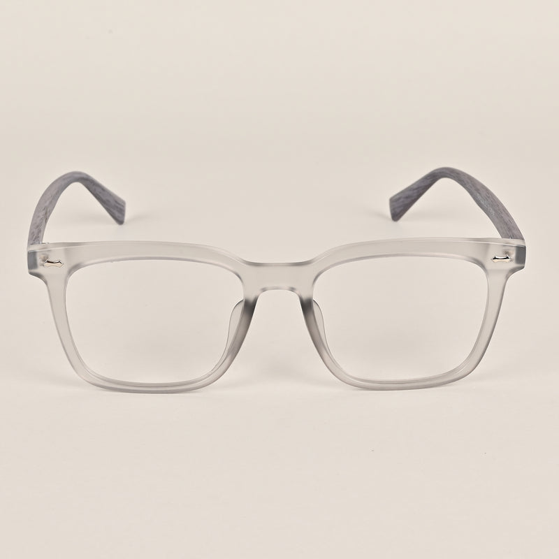 Voyage Grey Square Eyeglasses for Men & Women (TR75239MG3860-C2)