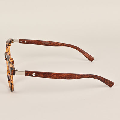 Voyage Brown & Black Square Eyeglasses for Men & Women (TR83026MG3857-C4)