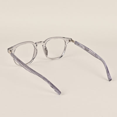 Voyage Grey Square Eyeglasses for Men & Women (TR83026MG3856-C3)