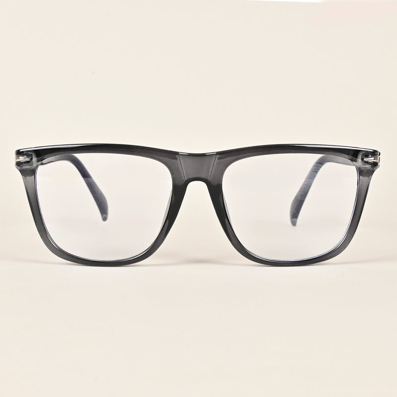 Goeye Grey Square Eyeglasses for Men & Women (EJ85207GE1357-C6)