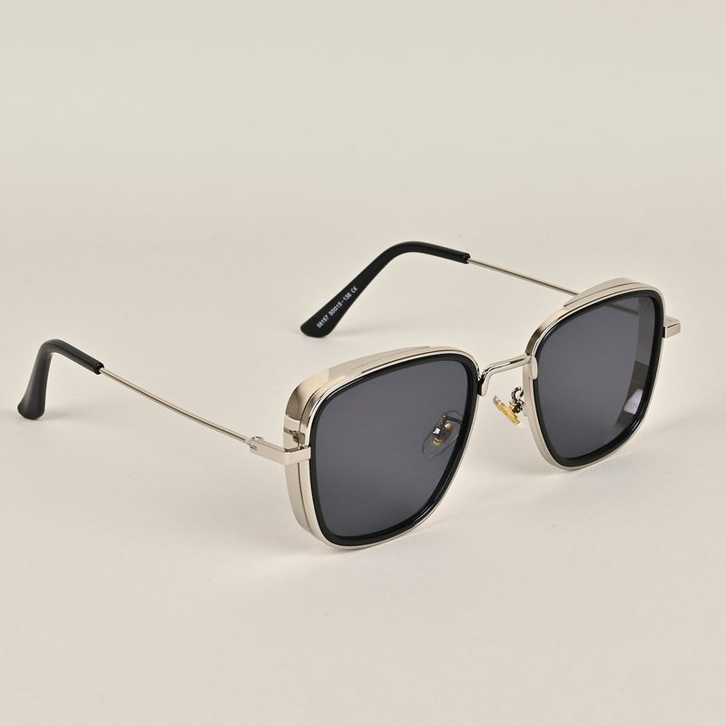 Buy Voyage UV Protection Black Rectangular Sunglasses for Men & Women  (3405MG3786 | Golden Frame | Black Lens) at Amazon.in