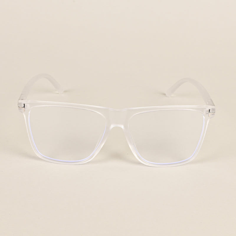 Voyage Clear Wayfarer Eyeglasses for Men & Women (602MG3903-C3)