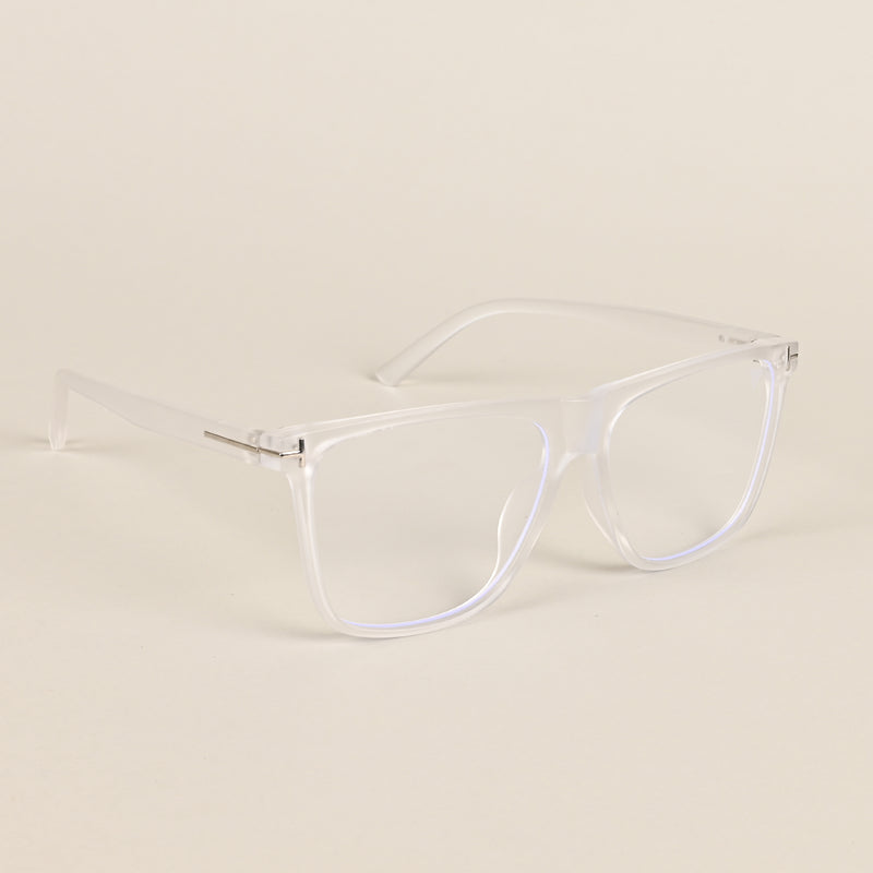 Voyage Clear Wayfarer Eyeglasses for Men & Women (602MG3903-C3)