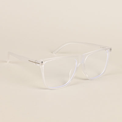Voyage Clear Wayfarer Eyeglasses for Men & Women (602MG3903-C3)